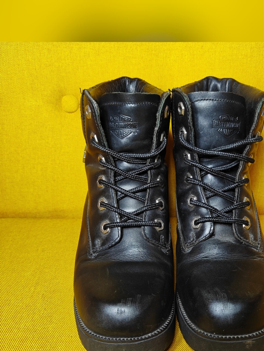 Harley-Davidson Cruise Control Black Leather Motorcycle Boot Women Shoe Size 6.5 - Picture 2 of 10